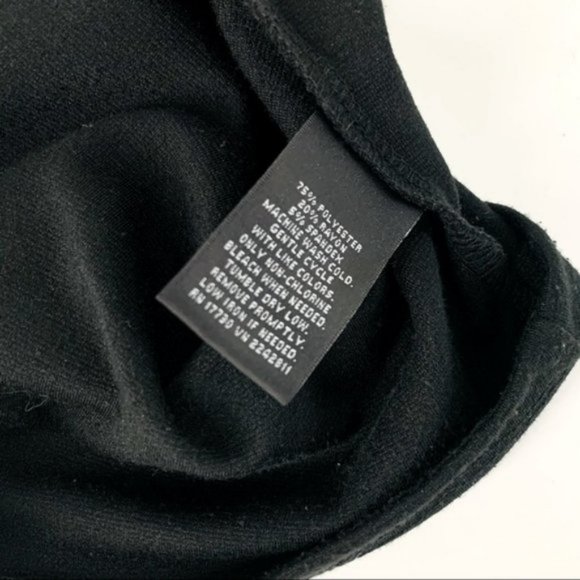 MOSSIMO / Black Peplum Dress / Large - Picture 11 of 11